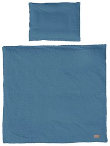 Modré detské obliečky do postieľky 80x80 cm Seashells – Roba