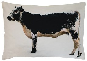 Plátený vankúš s kravou Vosgienne - 50 * 35 * 15cm