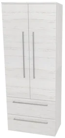 Mereo, Mereo Bino, kúpeľňová skrinka vysoká 163 cm, dvojitá, Multidecor, Pino Aurélio, MER-CN699PINO