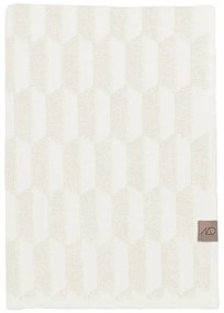 Krémovobiela bavlnená osuška 70x133 cm Geo - Mette Ditmer Denmark