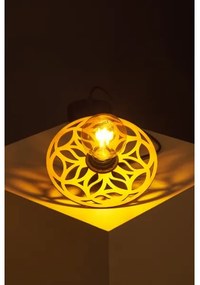 Luster na lanku FALCO 1xE27/60W/230V pr. 20 cm béžová