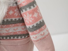 Dekoratívny trpaslík GNOME 90 cm, ružový