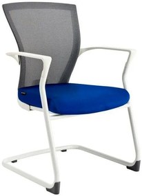 bestuhl -  bestuhl Konferenčná rokovacia stolička MERENS WHITE MEETING modrá