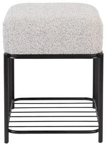 Svetlosivý taburet Milou – White Label