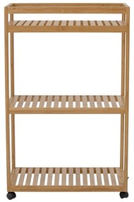 Bambusový pojazdný regál 55x85 cm Aden - Bloomingville