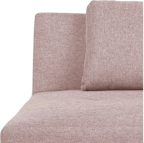 Dizajnová rozkladacia sedačka Amya 180 cm ružová - dub