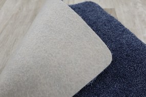 Spoltex, Metrážny koberec Elizabet 182 modrá, na mieru, šíře 4m, modrá, filc, obývacia izba