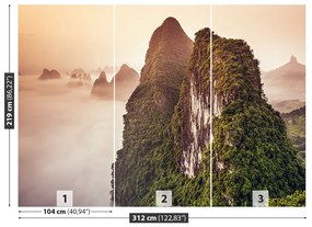 Fototapeta Vliesová Čína hory 208x146 cm