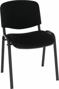 Kancelárska stolička, čierna, ISO NEW