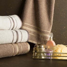 BAVLNENÝ UTERÁK KORAL SADA 6KS 50X90 CM TMAVOZELENÁ