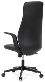 Autronic BONTEC Kancelárske kreslo, hojdací mechanizmus, čierna ekokoža, KA-T8325 BK Farba: Čierna