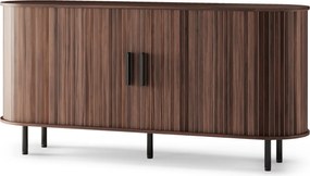 Komoda Gliss 160 cm orech tmavý