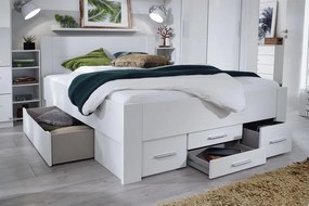 Posteľ Isotta 160x200 cm,biela