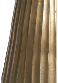 Okrúhly jedálenský stôl v bronzovej a prírodnej farbe s doskou v dekore mramoru ø 100 cm Rianne – Light &amp; Living