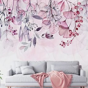 Fototapeta - Foggy Nature - Pink Veľkosť: 150x105, Verzia: Premium