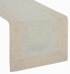 Dekorstudio Behúň na stôl s prídavkom ľanu KAREN 40 x 140 cm