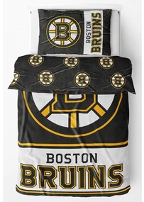 NHL Mikroplyšové obliečky Boston Bruins 140x200/70x90 cm