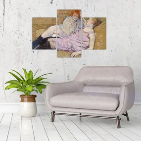 Obraz - Henri de Toulouse-Lautrec, The Sofa, reprodukcia (90x60 cm)