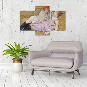 Obraz - Henri de Toulouse-Lautrec, The Sofa, reprodukcia (90x60 cm)