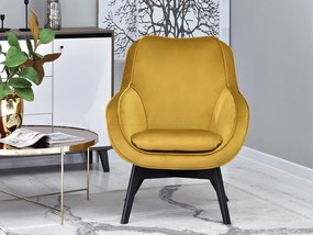 Relaxačné kreslo Merch (zlatá + čierna). Akcia -21%. Vlastná spoľahlivá doprava až k Vám domov. 1136172