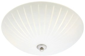 Biele stropné svietidlo so skleneným tienidlom ø 35 cm Cut – Markslöjd