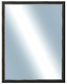 DANTIK - Zrkadlo v rámu, rozmer s rámom 70x90 cm z lišty Anversa čierna AG (3150)