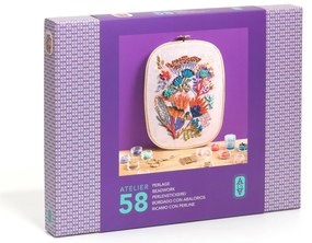 Atelier 58 – Korálikové vyšívanie pre tínedžerov aj dospelých – kvetina