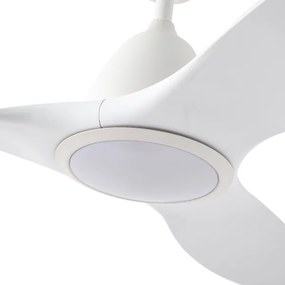 ZEVENTI - LED stropný ventilátor URBINO LED/20W/230V Wi-Fi Tuya biela + diaľkový ovládač