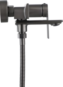 Rea Storm, vaňová batéria s ručnou bodovou sprchovou sadou, grafitová, REA-B4585