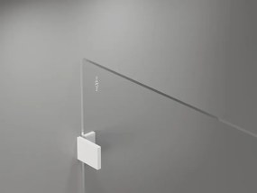 Mexen Lunar sprchová stena pravá 130 x 200 cm, 8mm číre sklo, biela, 830-130-000-20-00-P