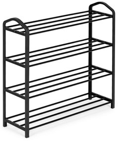 ModernHome Kovový regál na topánky - 4 police