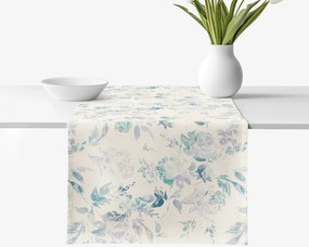 Goldea behúň na stôl valencia - otlačky rastlín 35x180 cm