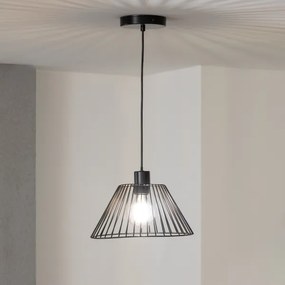 Brilagi - LED luster na lanku CERIA WIRE 1xE27/40W/230V priemer 30 cm čierna