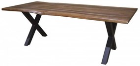 Jedálenský stôl Amazonas X 220cm sheesham