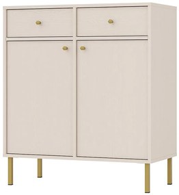 Komoda Tokyo 2 2F 2S pieskovo béžová 826