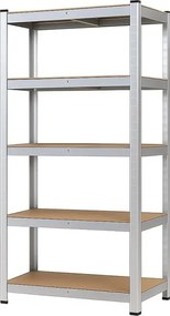 Regál 200x120x60 cm pozinkovaný 5-policový, nosnosť 875 kg
