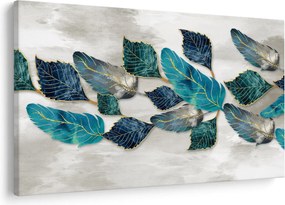 Obraz - Ilustrácie peria (90x60 cm)
