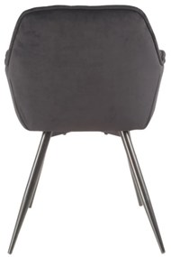 DIZAJNOVÁ STOLIČKA DIANE ZAMAT ČIERNA