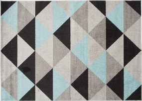 TA Koberec C945M ŠEDÁ/TURQUOIS AZURE Rozmer: 160x220 cm