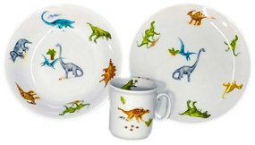 Thun 3-dielna detská jedálenská súprava Dinosaury