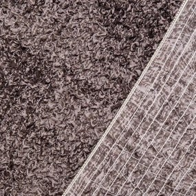 Bielastické poťahy MARMO hnedé kreslo s drevenými rúčkami (š. 40 - 70 cm)
