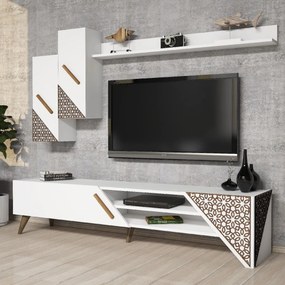 Obývacia stena Beril 180 cm biela