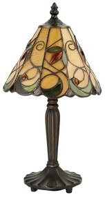 Endon 64196 - Stolná lampa Tiffany JAMELIA 1xE14/40W/230V pr. 20 cm