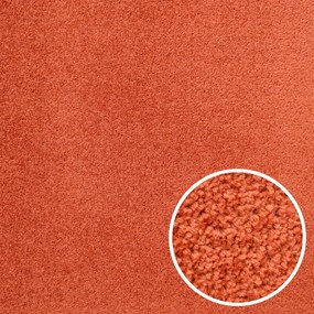 AladinWorld Expres, Metrážny koberec Eton terra, na mieru, šíře 4m, oranžová, filc, detská izba