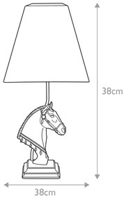 Elstead DL-ECLIPSE-TL - Stolná lampa ECLIPSE 1xE27/40W/230V