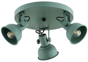 Argon 6265 - Bodové svietidlo LENORA 3xE14/7W/230V zelená AR6265