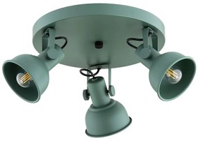 Argon 6265 - Bodové svietidlo LENORA 3xE14/7W/230V zelená