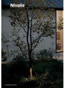 Redo 90712 - LED vonkajšia lampa NIVALIS 2xLED/6,9W/230V 110 cm IP65 hnedá