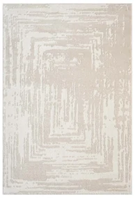 Dekorstudio Moderný koberec do obývačky FLAIR 171 - béžový Rozmer koberca: 80x150cm