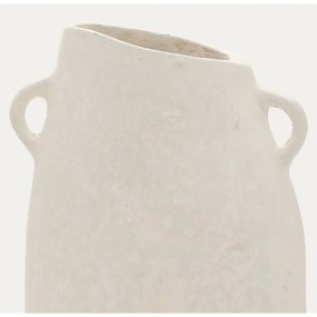 Krémová ručne vyrobená váza (výška 27 cm) Neti – Kave Home